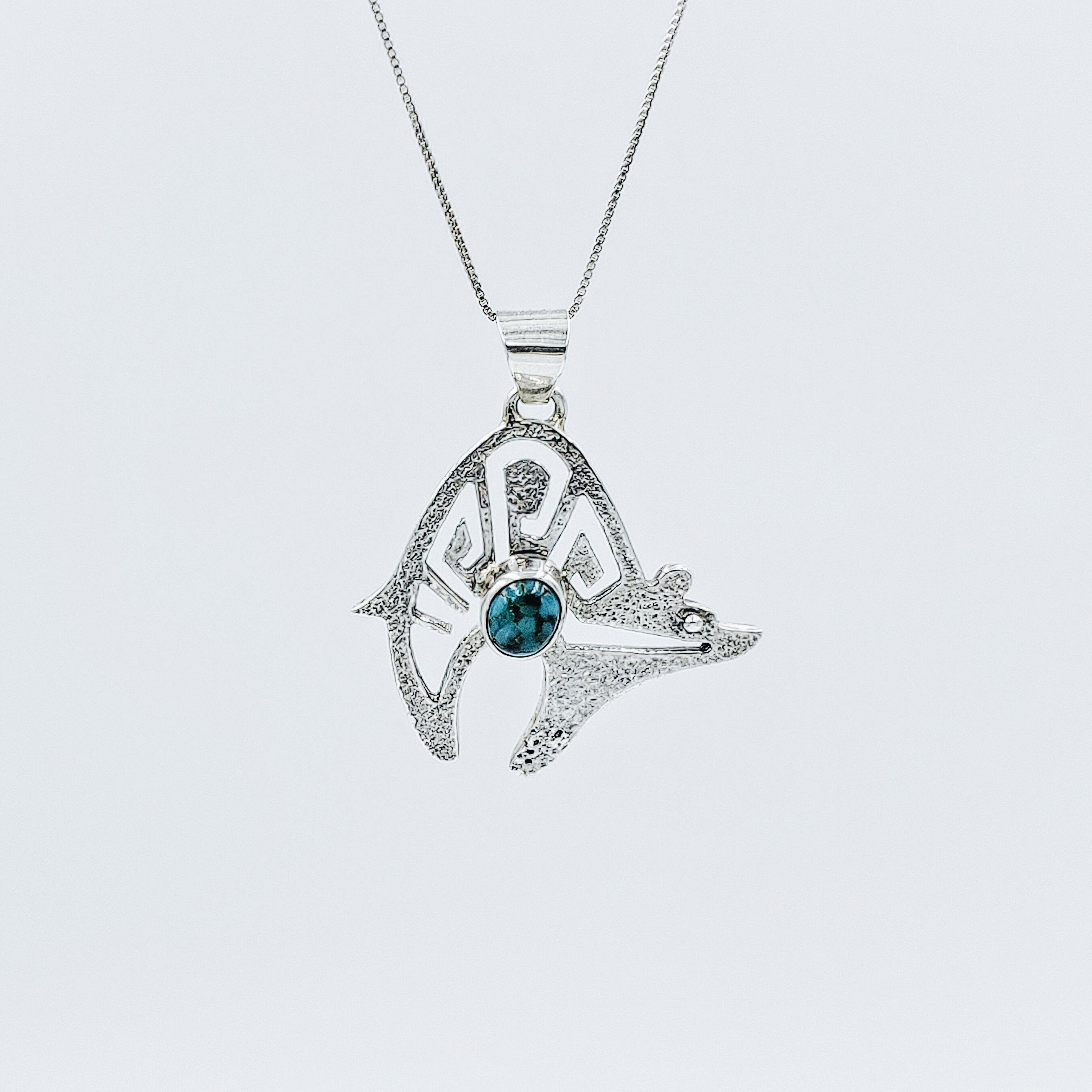 Bear Motif Navajo Boho Necklace