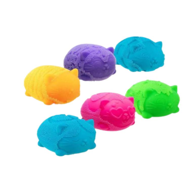 NeeDoh Cute Pet Squeeze Cat-Shaped Stress Relief Toy