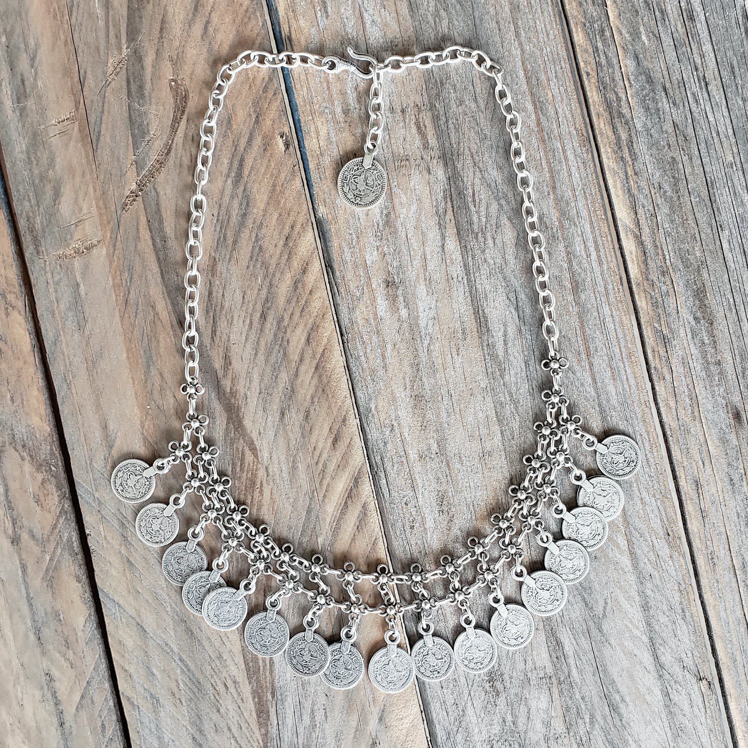 Anatolian Boho Necklace With Coins