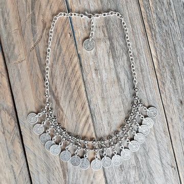 Anatolian Boho Necklace With Coins