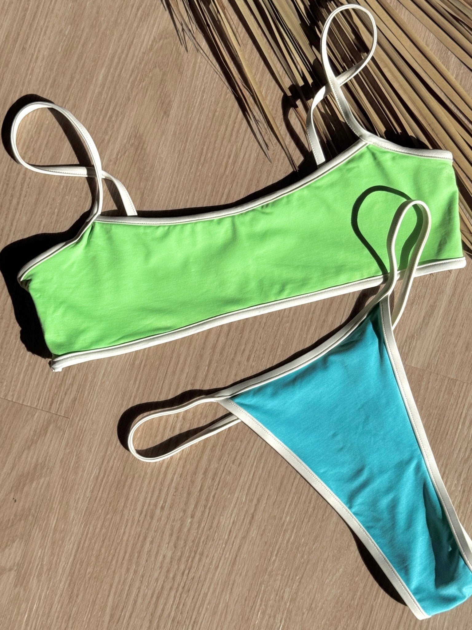 Molokai Top - Blue Green Reversible