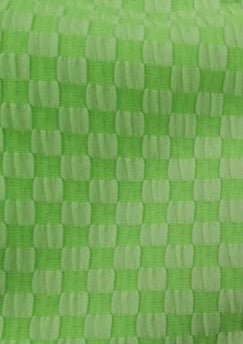 Montauk Top - Lime Green Check